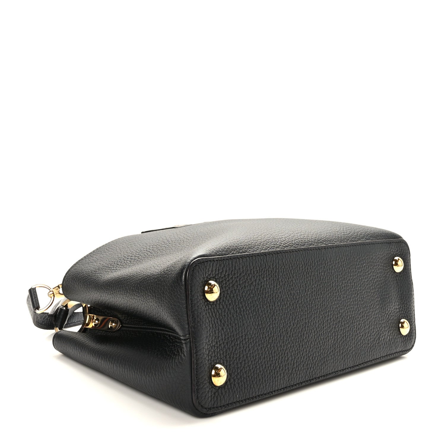 Louis Vuitton Taurillon Capucines PM Black 4 of 10