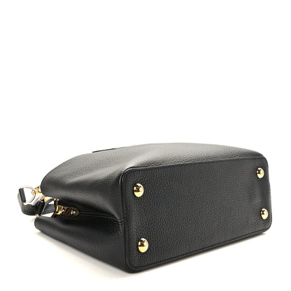 Louis Vuitton Taurillon Capucines PM Black 4 of 10