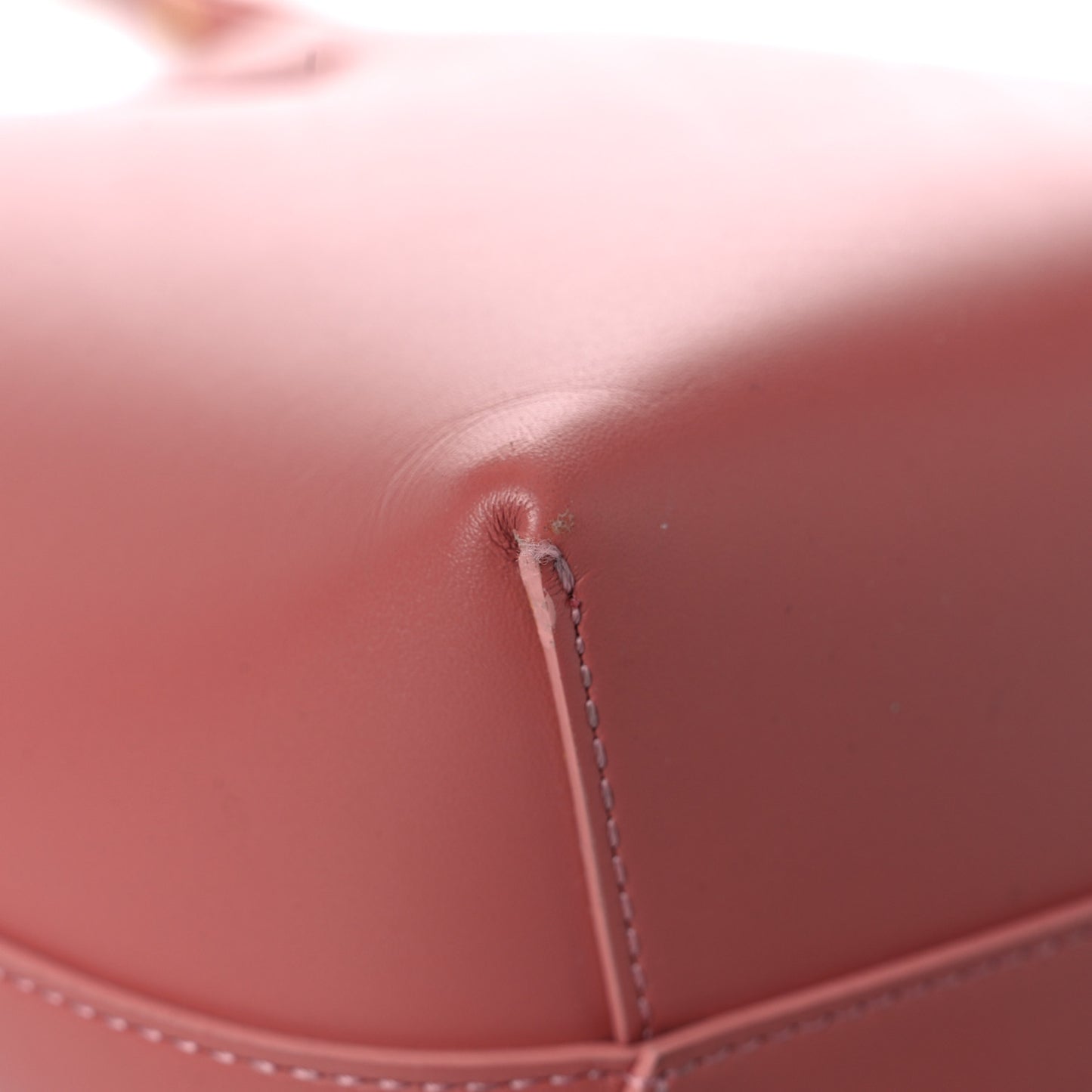Calfskin Mini Bucket Bag Blush