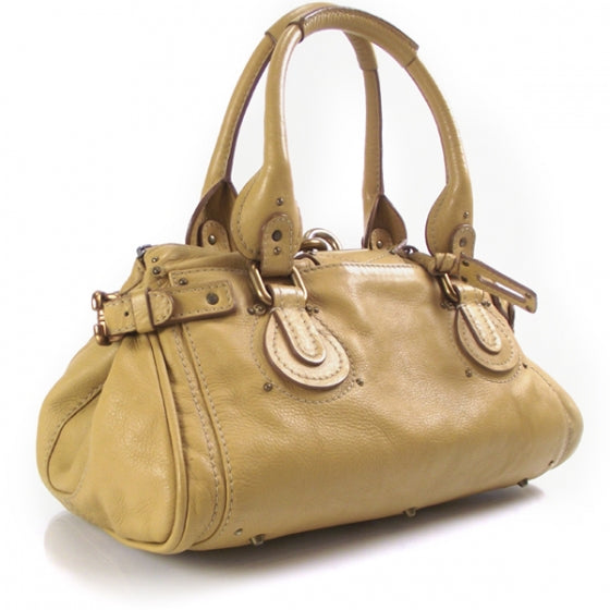 Leather Paddington Bag Maize