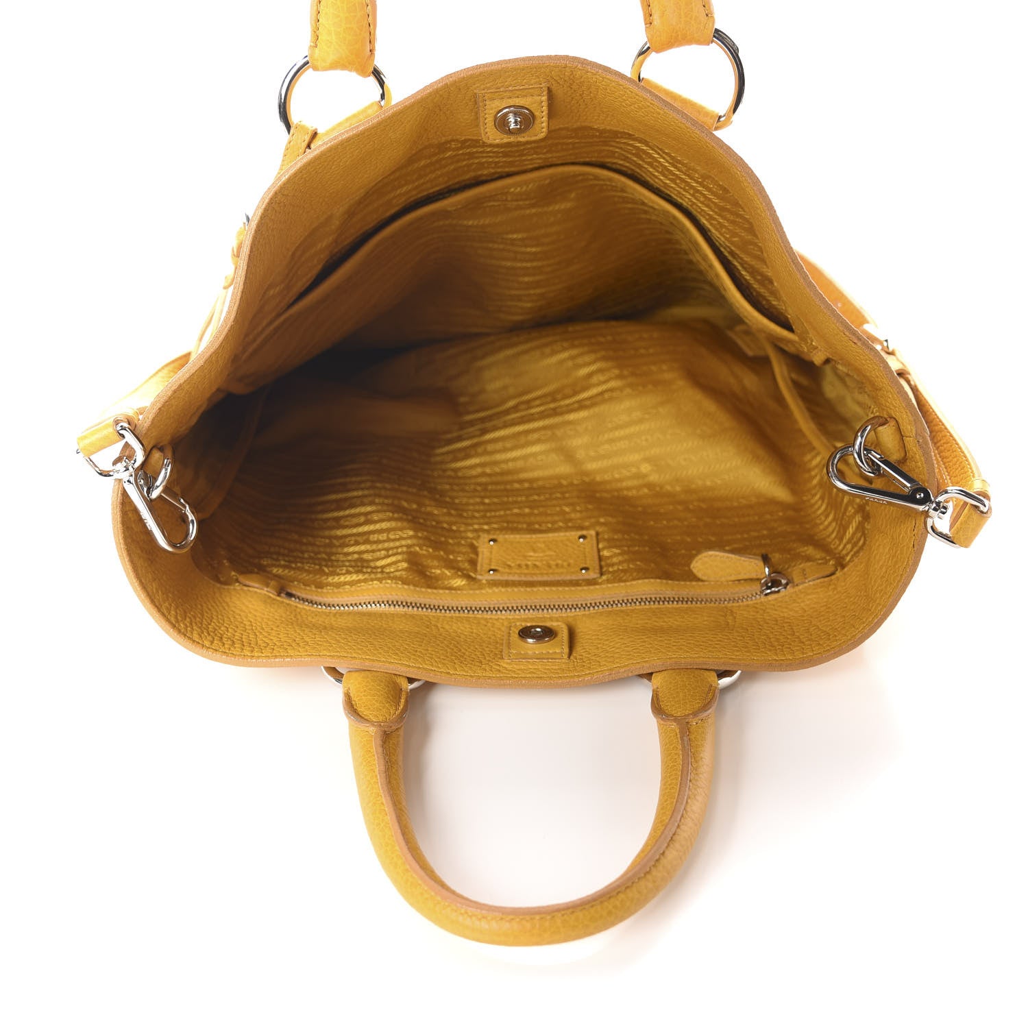 Prada Vitello Daino Tote Mimosa 5 of 11