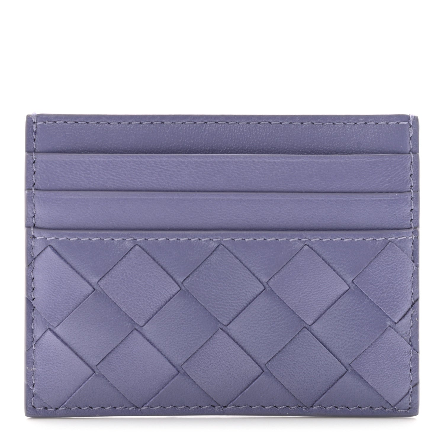 Bottega Veneta Nappa Intrecciato Card Holder Purple 1 of 9