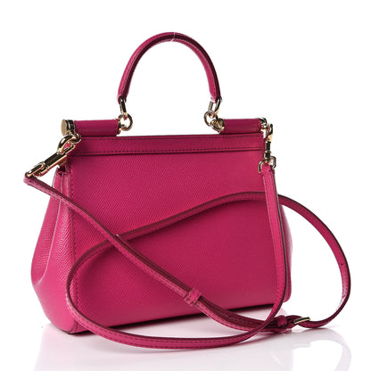 Dolce & Gabbana Dauphine Small Miss Sicily Satchel Pink 3 of 8