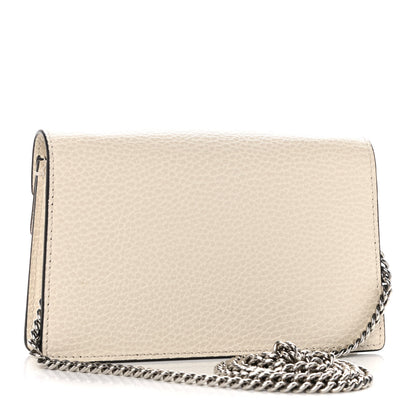Gucci Dollar Calfskin Crystal Super Mini Dionysus Shoulder Bag Mystic White Black Diamond 3 of 12