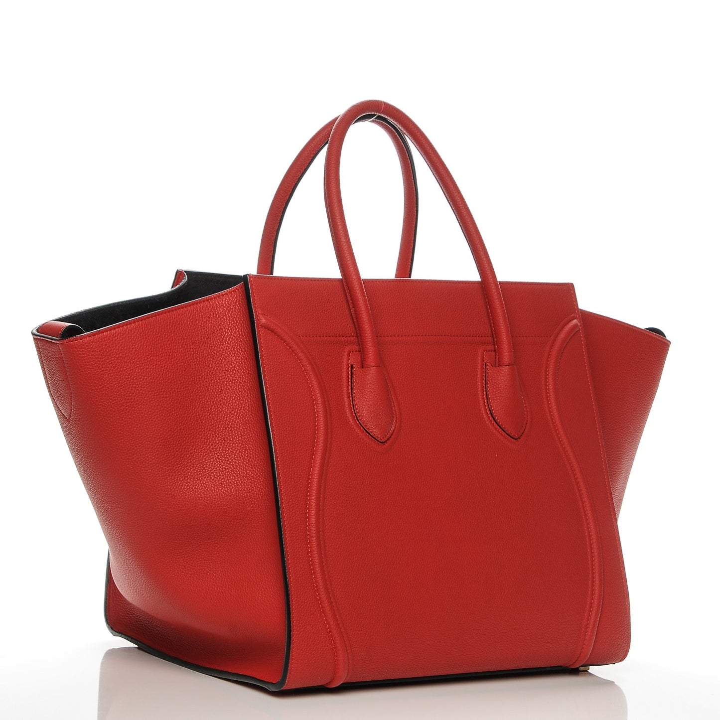 Baby Grained Calfskin Medium Phantom Luggage Carmin
