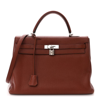 Hermes Togo Kelly Retourne 35 Brique 1 of 14