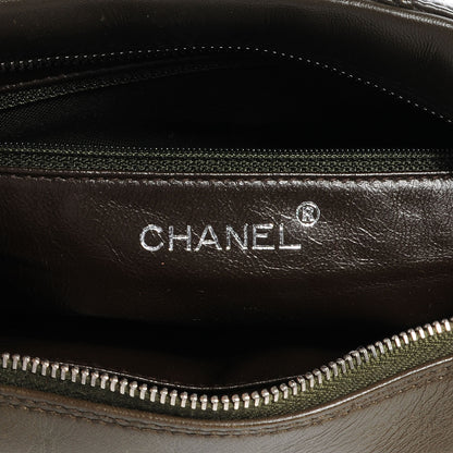 Chanel Lambskin Diamond Stitch Shoulder Bag Olive 7 of 8