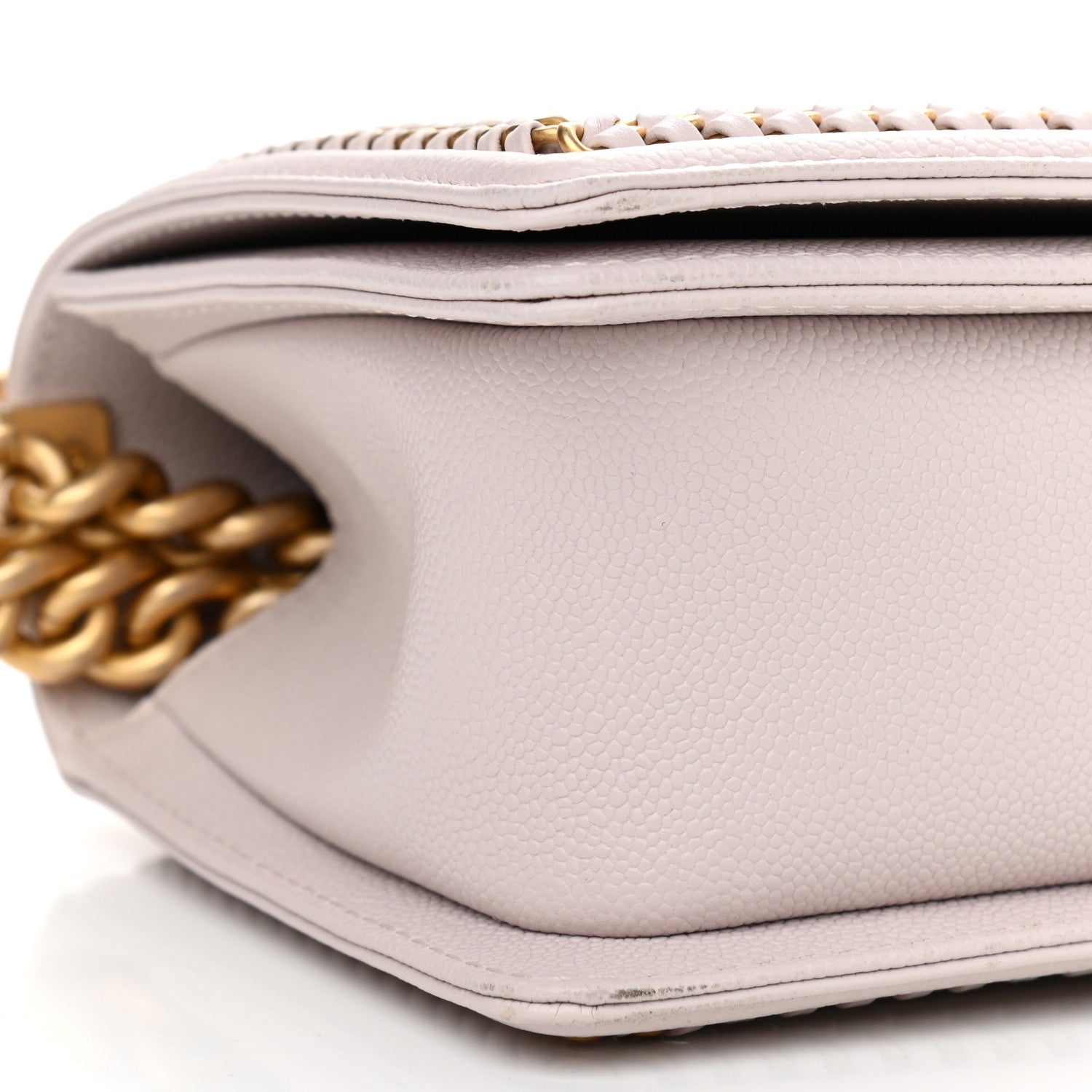 Chanel Caviar Quilted Chain Around Medium Boy Flap Light Purple 9 of 10