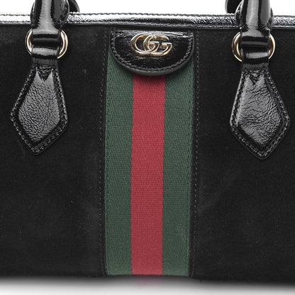 Gucci Suede Patent GG Web Medium Ophidia Boston Black 11 of 11