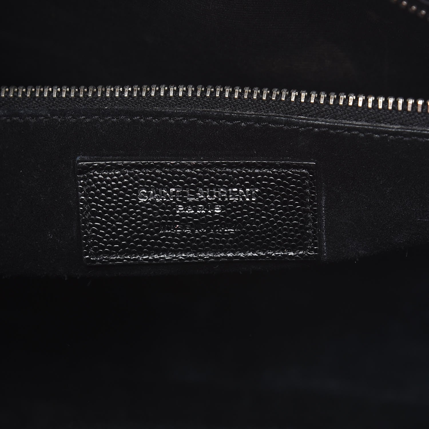 Saint Laurent Grain De Poudre Studded Small Sac De Jour Black 8 of 10