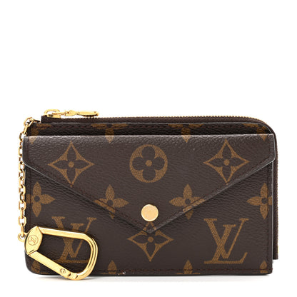 Louis Vuitton Monogram Recto Verso Card Holder Black 1 of 8