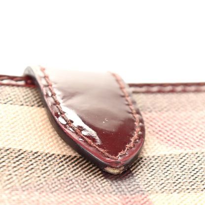 Burberry Patent Nova Check Heart Compact Wallet Berry Red 10 of 13