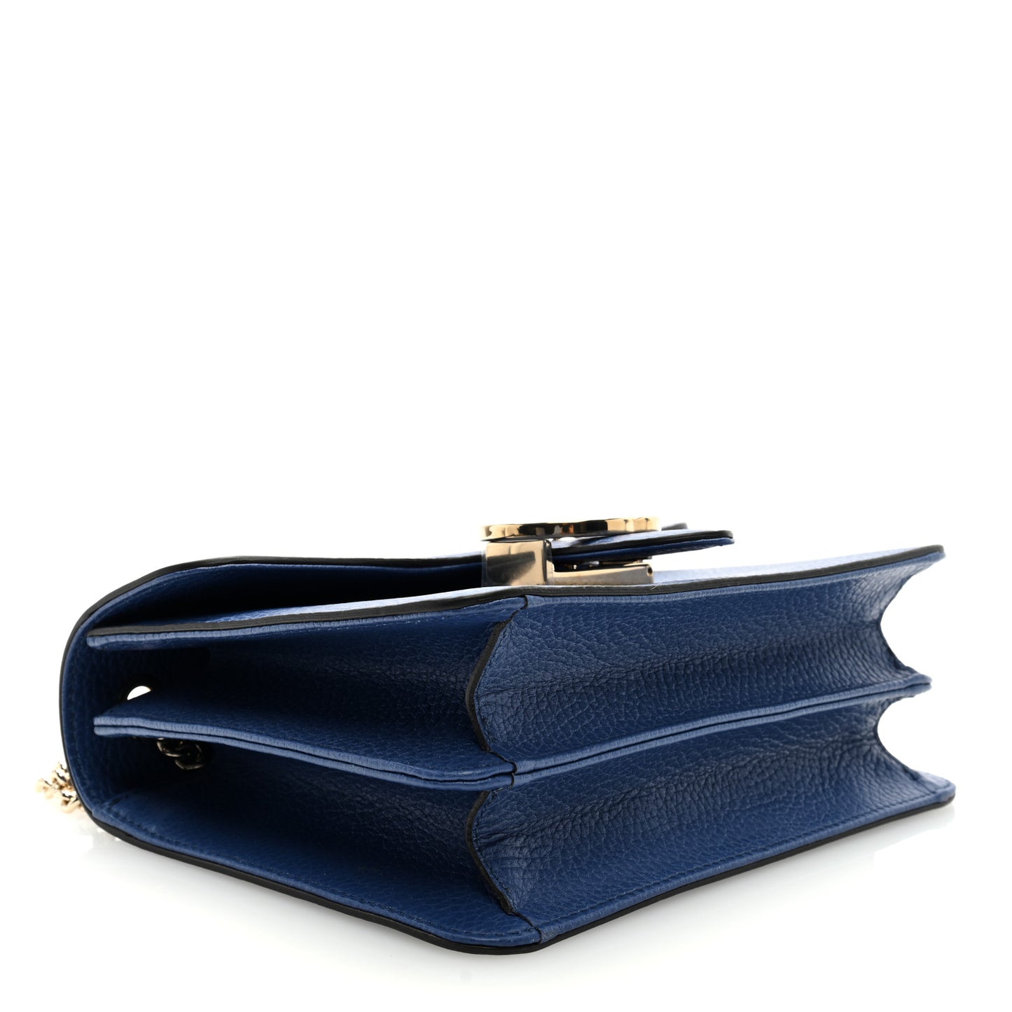 Dollar Calfskin Small Interlocking G Shoulder Bag Caspian