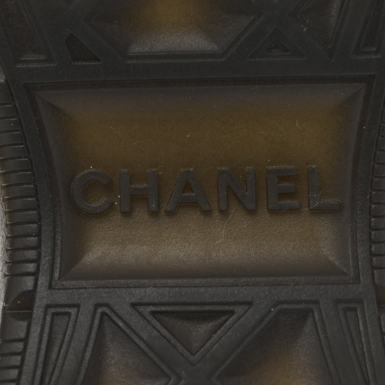 Chanel Fabric Suede CC Sneakers 40 Black Dark Grey 8 of 12
