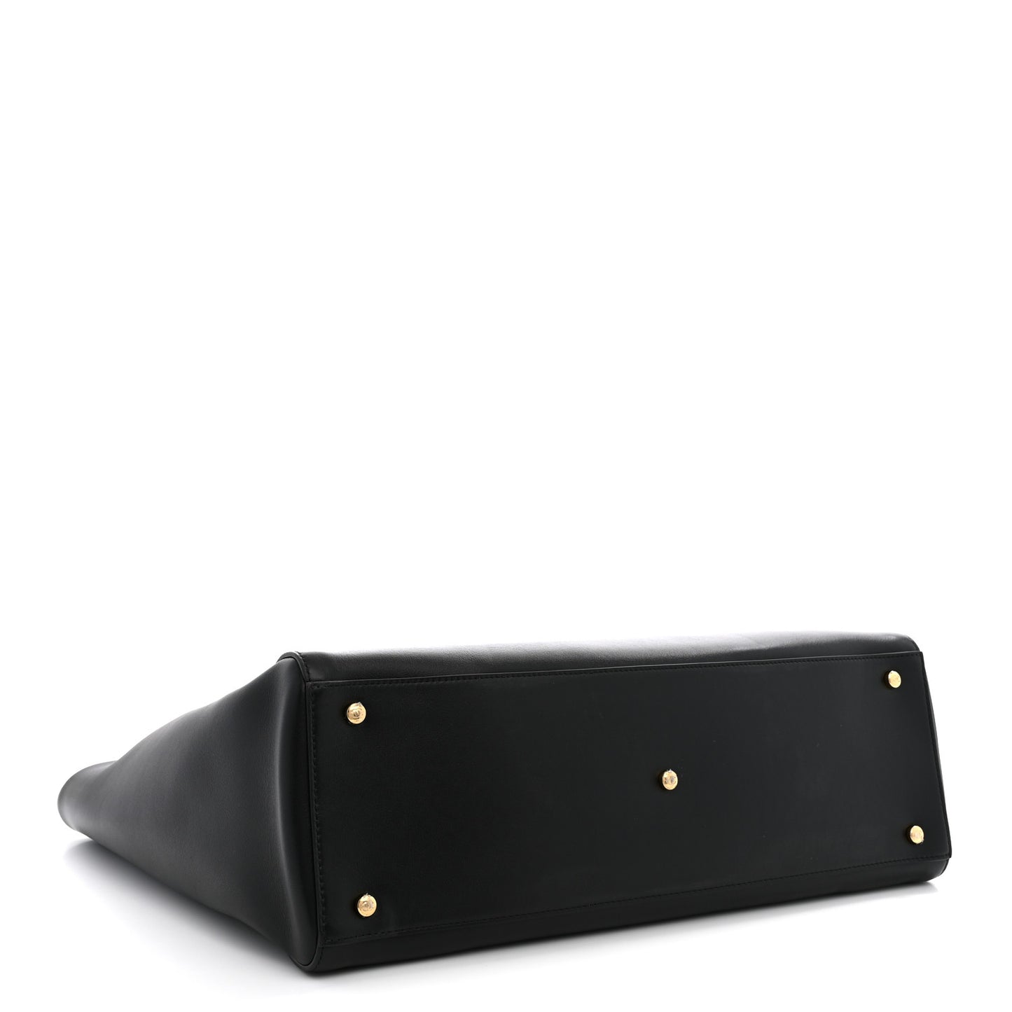 Calfskin Archetype Large Shopping Tote Black