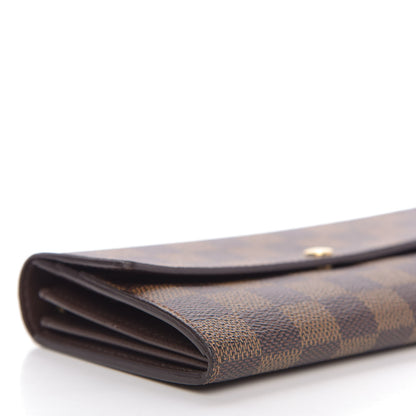 Louis Vuitton Damier Ebene Sarah Wallet 6 of 9