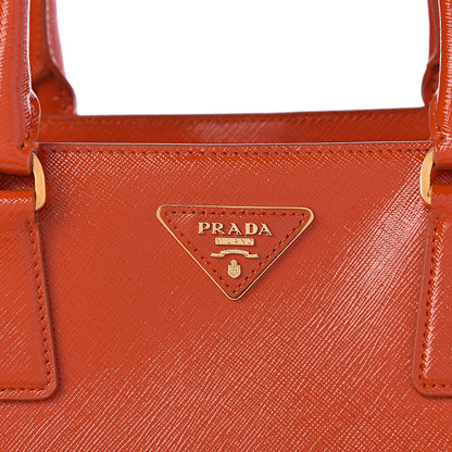 Prada Saffiano Vernice Tote Arancio 11 of 11