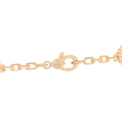 Van Cleef & Arpels 18K Yellow Gold 20 Motifs Vintage Alhambra Necklace 4 of 5
