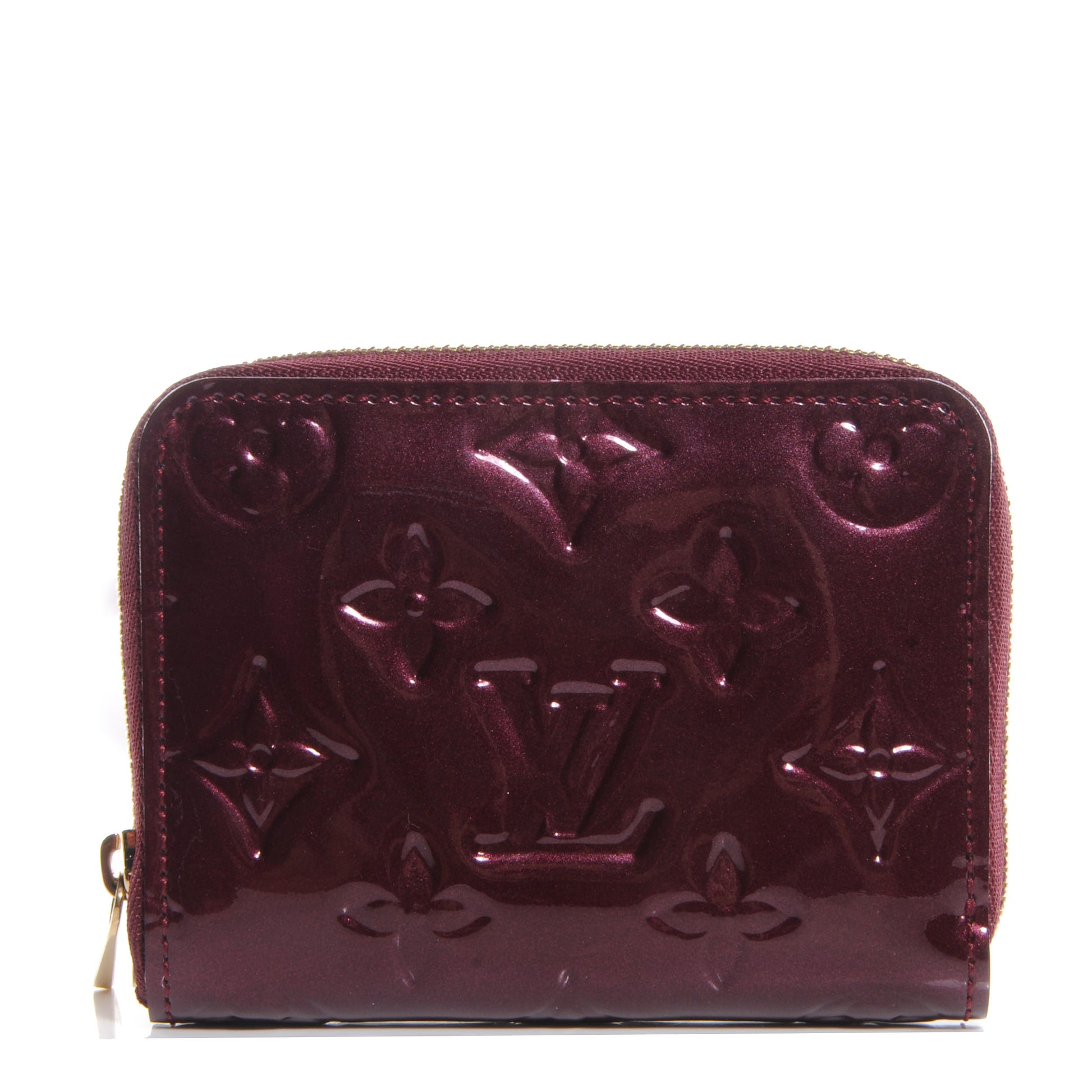 Louis Vuitton Vernis Zippy Coin Purse Wallet Rouge Fauviste 1 of 7