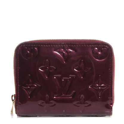 Louis Vuitton Vernis Zippy Coin Purse Wallet Rouge Fauviste 1 of 7