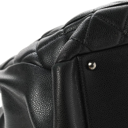 Chanel Caviar Quilted XXL Grand Shopping Tote GST Dark Grey 11 of 17