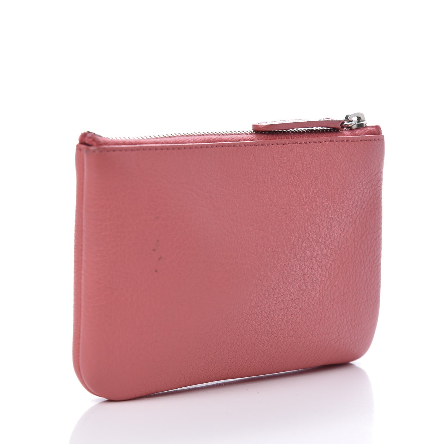 Chanel Goatskin Small CC Clover Cosmetic Case Pink 3 of 10