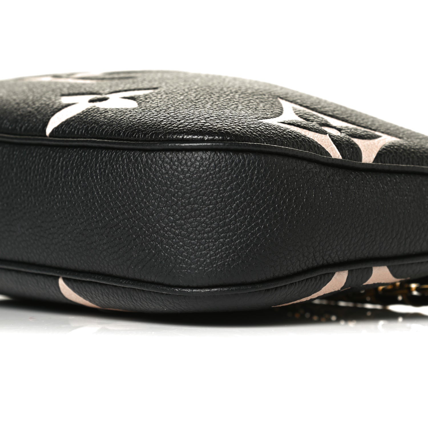 Louis Vuitton Empreinte Monogram Giant Multi Pochette Accessories Large Pochette Black Beige 8 of 10