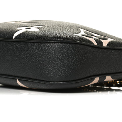 Louis Vuitton Empreinte Monogram Giant Multi Pochette Accessories Large Pochette Black Beige 8 of 10
