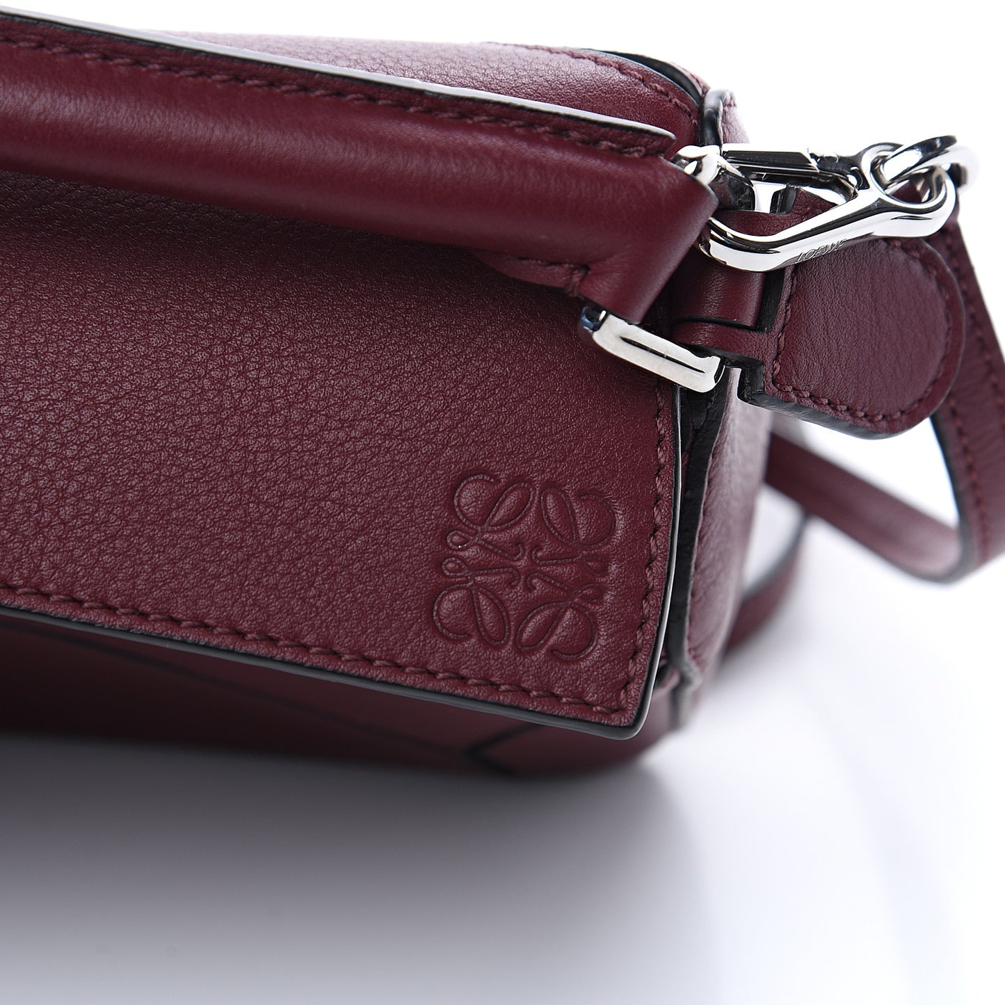 Calfskin Mini Puzzle Bag Wine