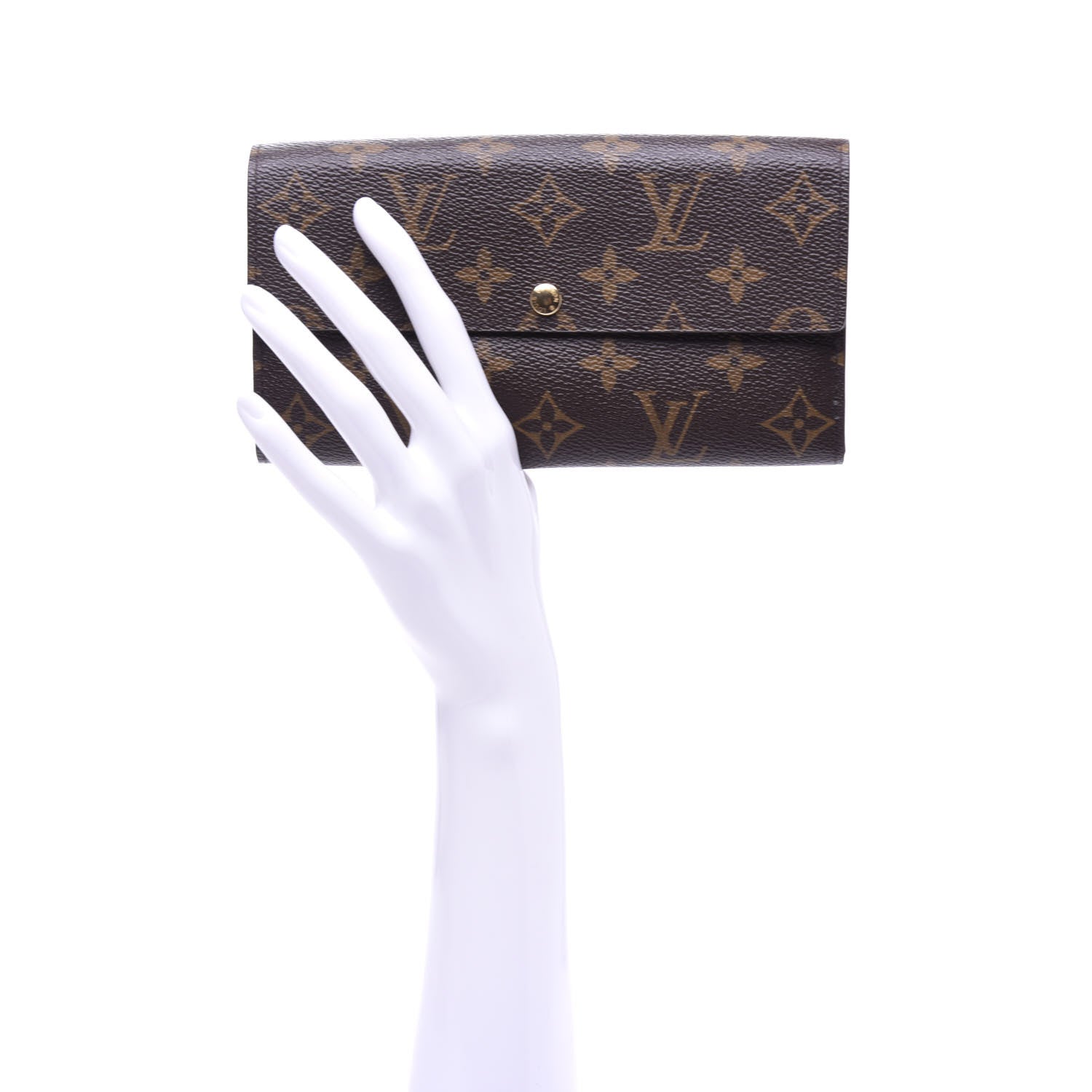 Louis Vuitton Monogram Sarah Wallet 2 of 10