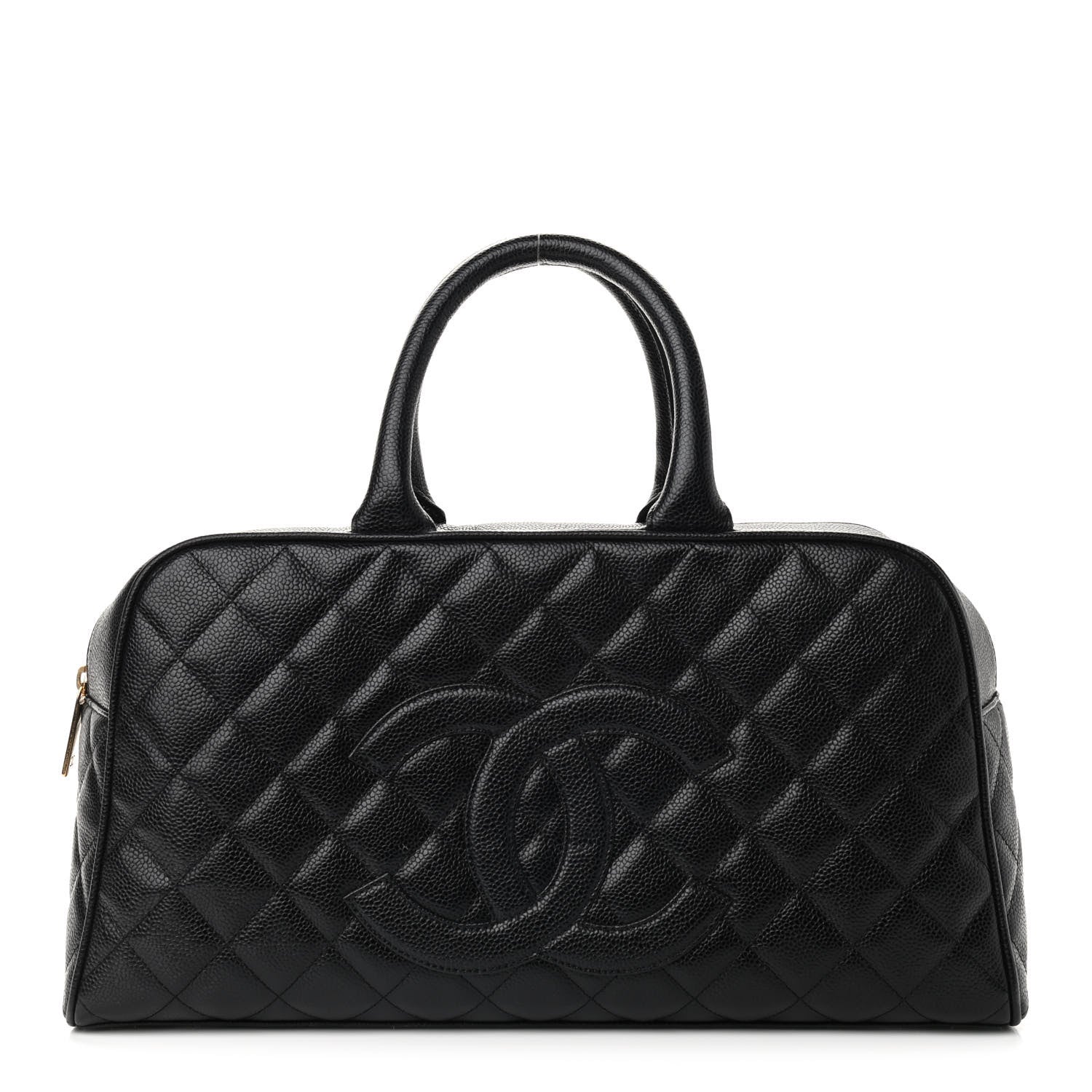 Chanel Caviar Quilted Large Bowler Black 1 of 11
