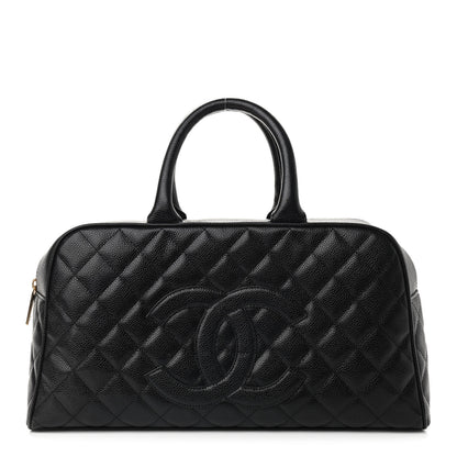 Chanel Caviar Quilted Large Bowler Black 1 of 11