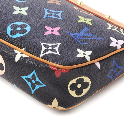 Louis Vuitton Monogram Multicolor Pochette Accessories Black 5 of 8