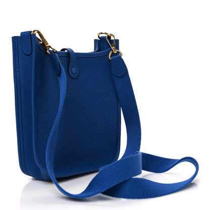 Hermes Taurillon Maurice Evelyne TPM Bleu France 3 of 10