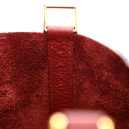 Hermes Taurillon Clemence Picotin Lock 18 PM Rouge H 7 of 11