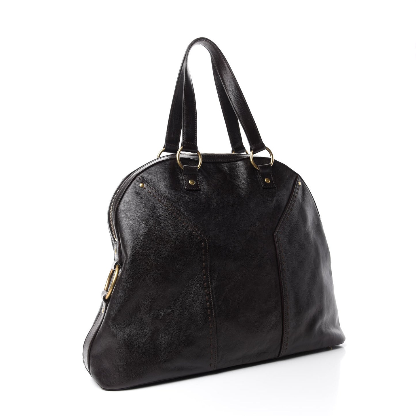 Calfskin Oversized Muse Brown