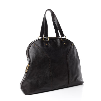 Saint Laurent Calfskin Oversized Muse Brown 3 of 10