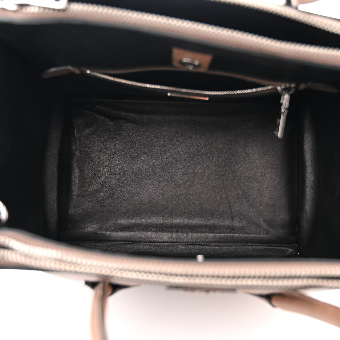 Glace Calf Twin Pocket Tote Argilla