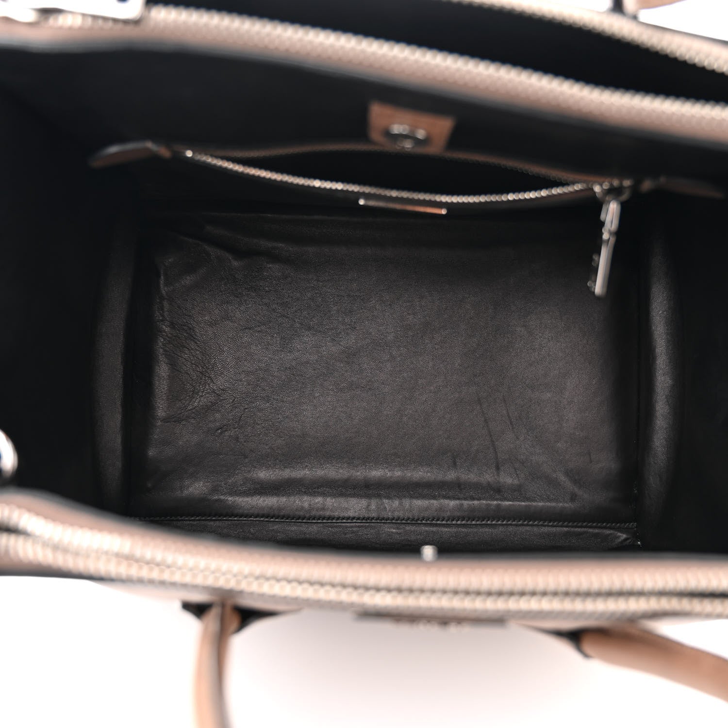Prada Glace Calf Twin Pocket Tote Argilla 5 of 15