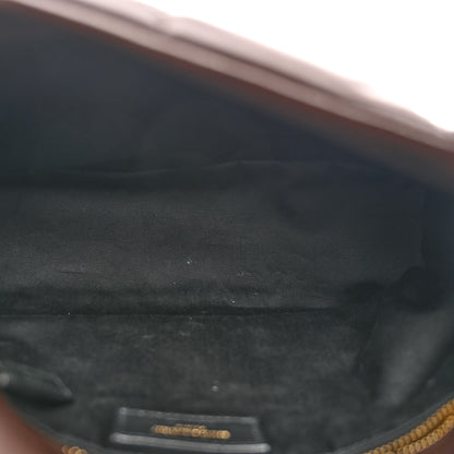 Saint Laurent Lambskin Quilted Small Loulou Puffer Monogram Chain Satchel Dark Ganache 5 of 14