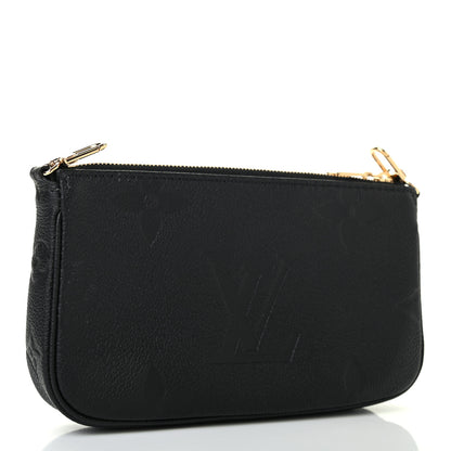 Louis Vuitton Empreinte Monogram Giant Multi Pochette Accessories Mini Pochette Black 3 of 6