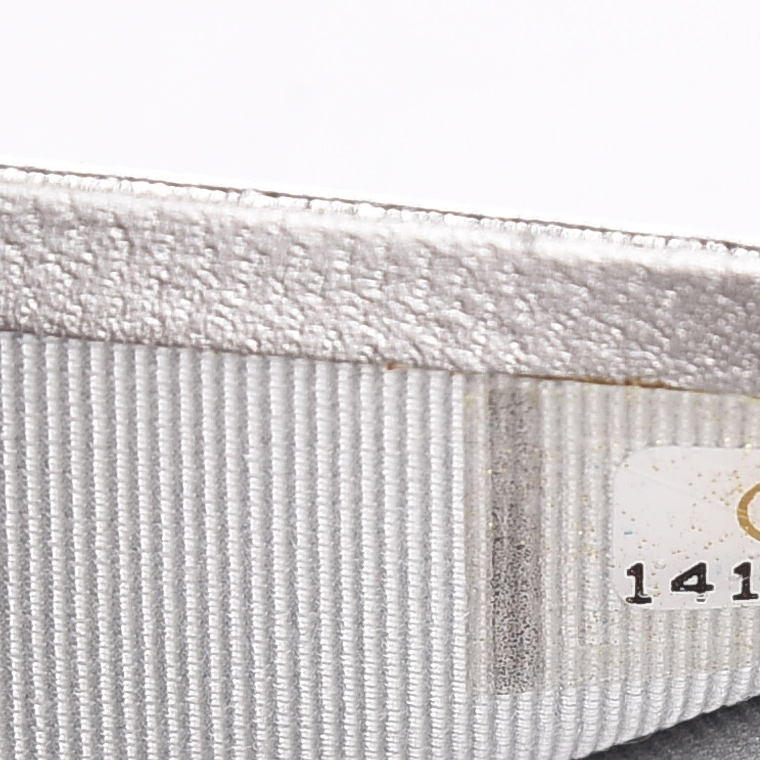 Chanel Metallic Lambskin Quilted Passport Holder Silver 8 of 8