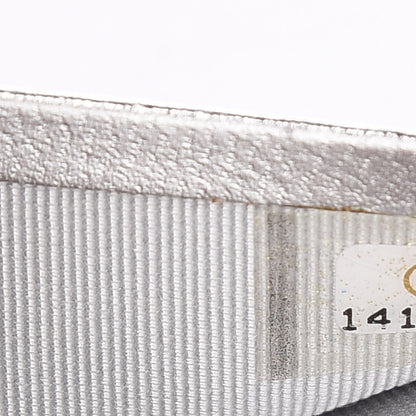 Chanel Metallic Lambskin Quilted Passport Holder Silver 8 of 8