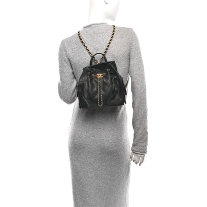 Chanel Caviar Quilted Medium Chanel 25 Backpack Black 2 of 10