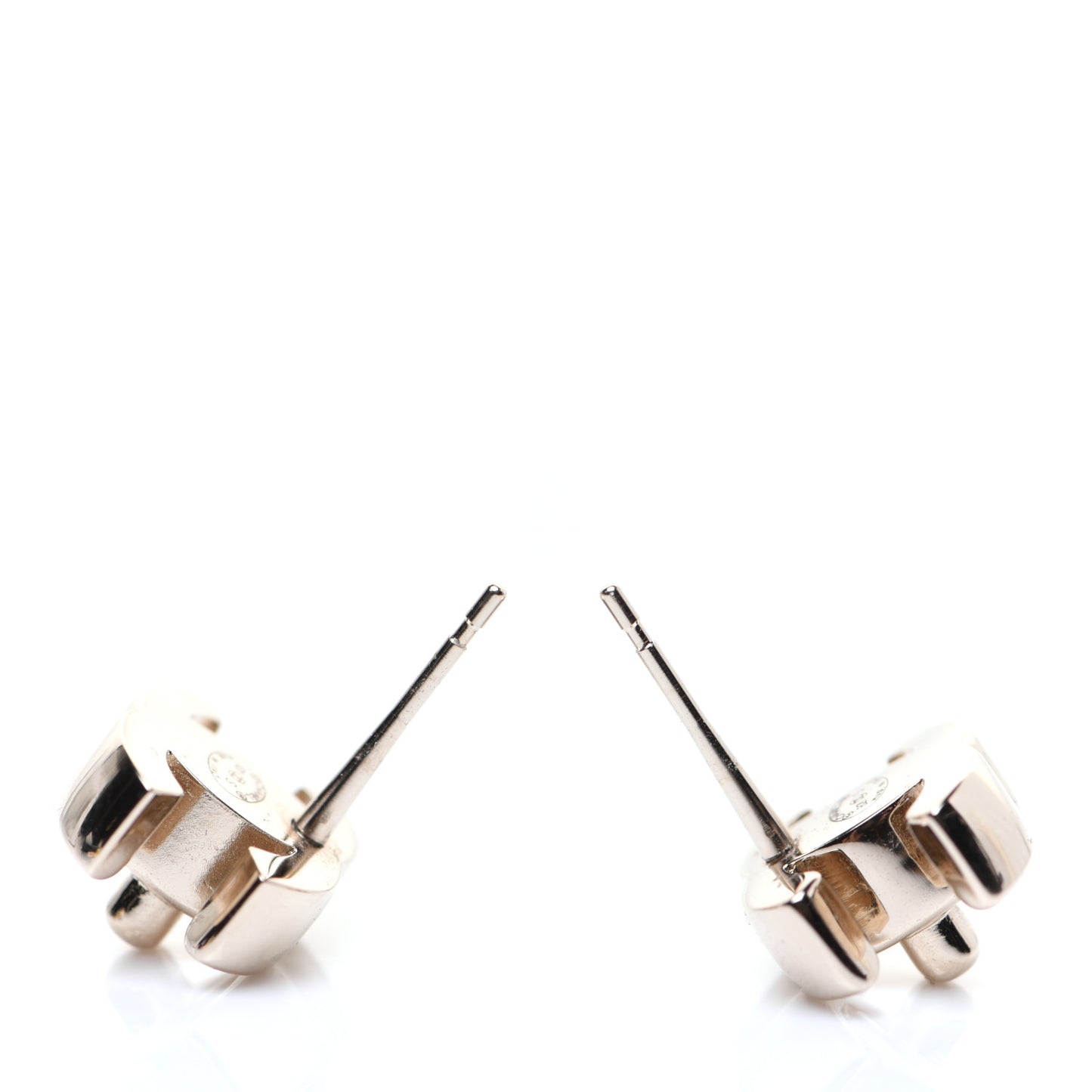 Metal CC Turnlock Earrings Gold