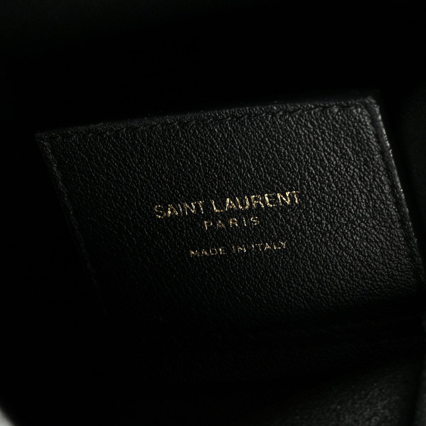 Calfskin North-South Shopping Tote Black