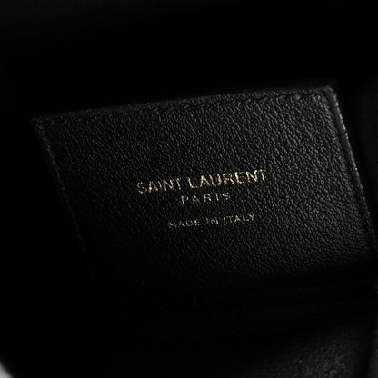 Saint Laurent Calfskin North-South Shopping Tote Black 6 of 10