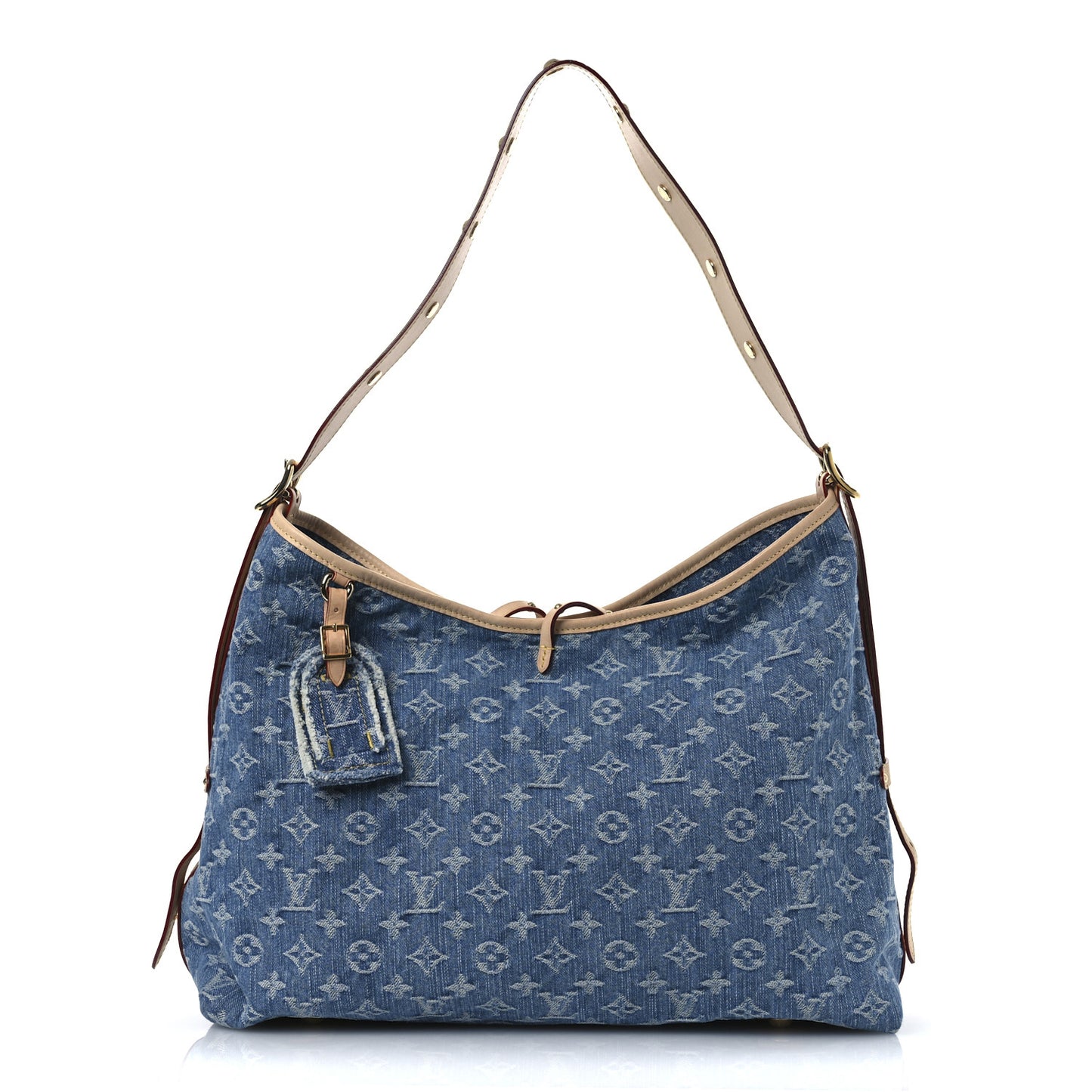 Monogram Denim CarryAll MM Blue