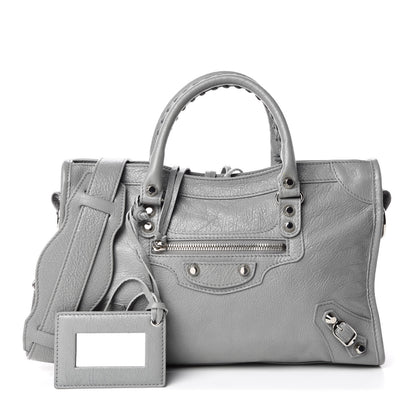 Balenciaga Agneau Classic Silver Hardware S City Gris Haussmannien 1 of 9