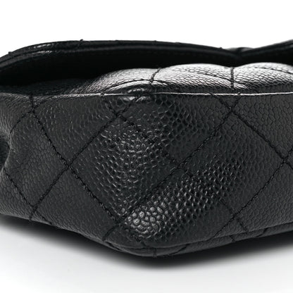 Chanel Caviar Quilted East West Flap Black 8 of 10